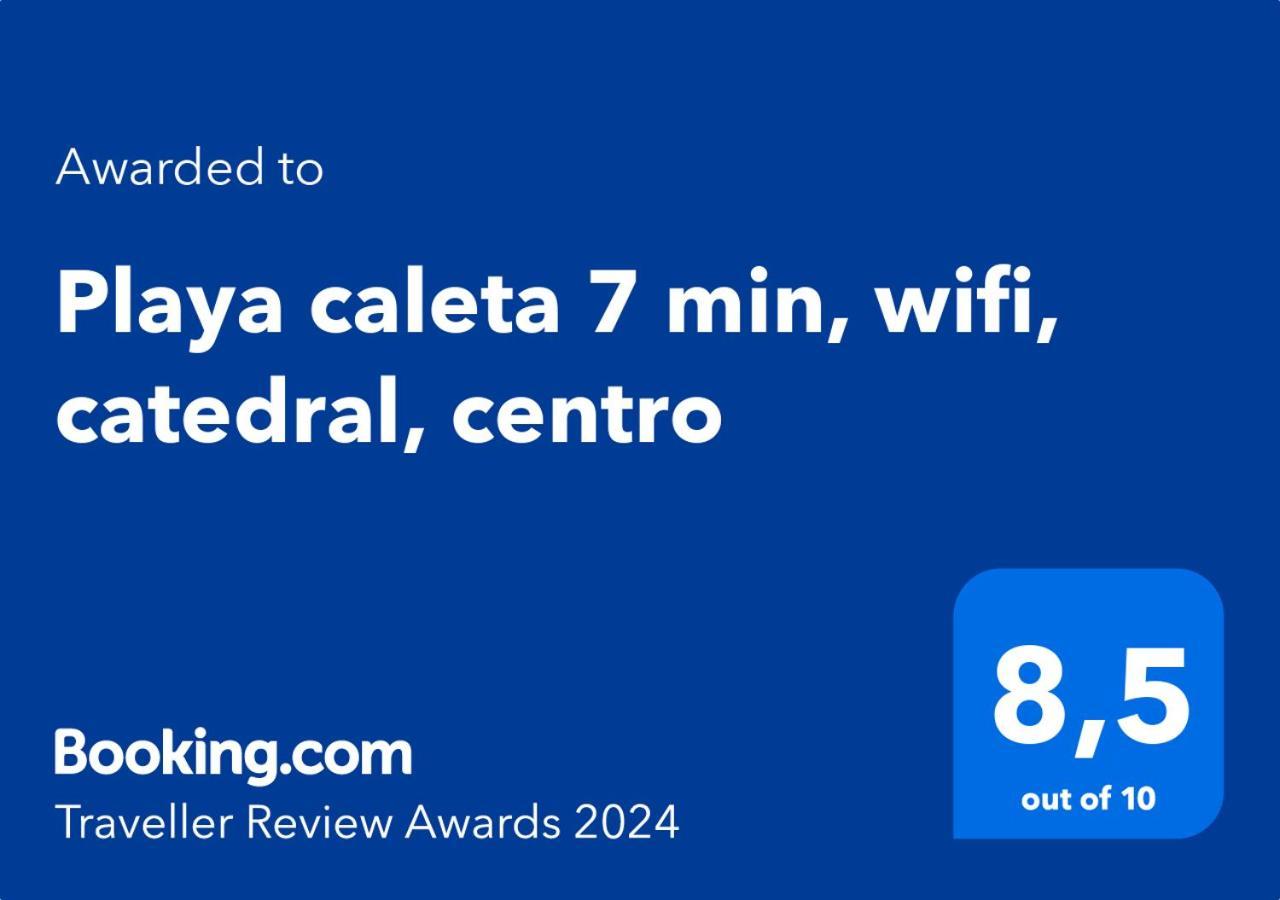Playa Caleta 7 Min, Wifi, Catedral, Centro Apartment Кадис Екстериор снимка